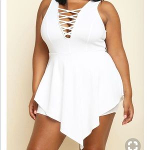 Plus size romper